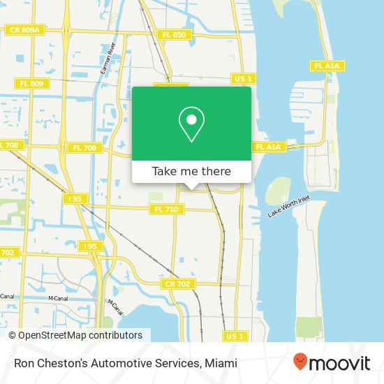 Ron Cheston's Automotive Services map