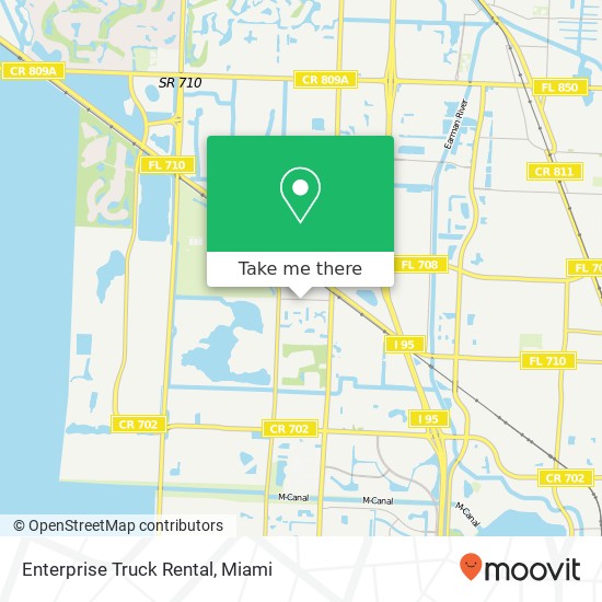 Mapa de Enterprise Truck Rental