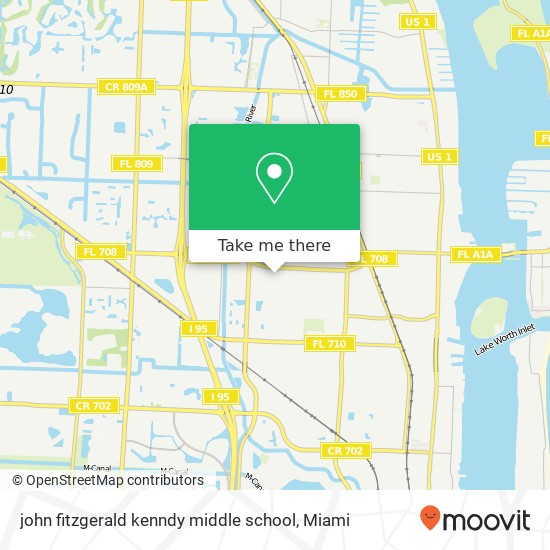 john fitzgerald kenndy middle school map