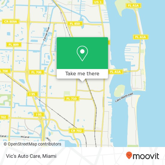 Mapa de Vic's Auto Care