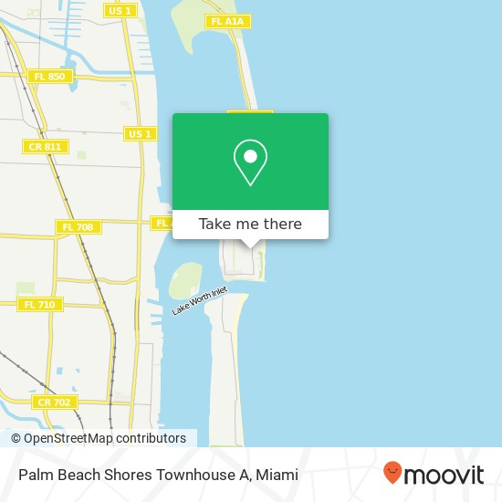 Palm Beach Shores Townhouse A map