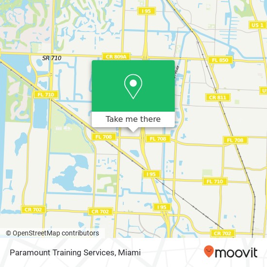 Paramount Training Services map