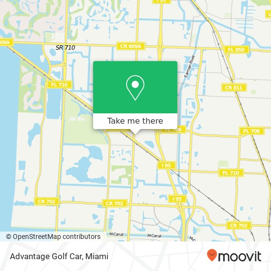 Mapa de Advantage Golf Car