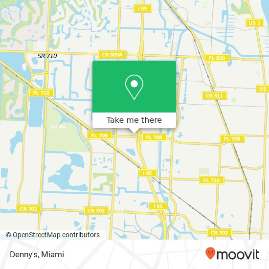 Mapa de Denny's