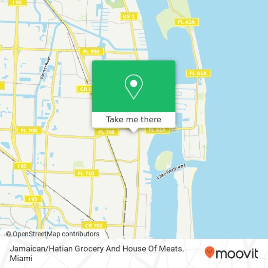 Jamaican / Hatian Grocery And House Of Meats map