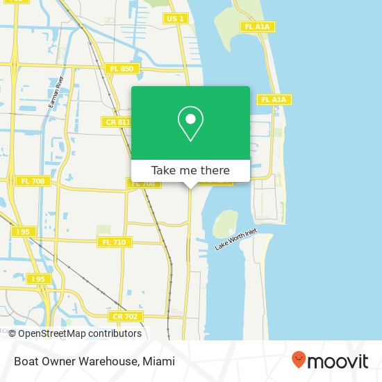 Mapa de Boat Owner Warehouse