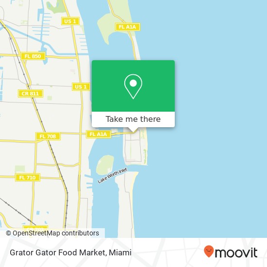 Mapa de Grator Gator Food Market