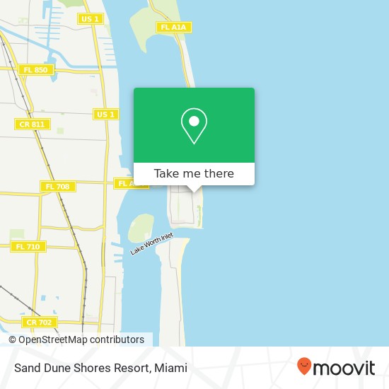 Mapa de Sand Dune Shores Resort