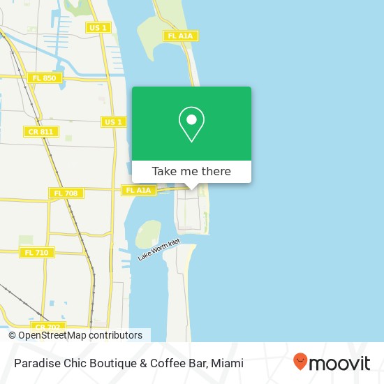 Paradise Chic Boutique & Coffee Bar map