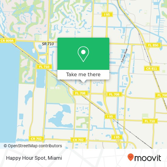 Happy Hour Spot map