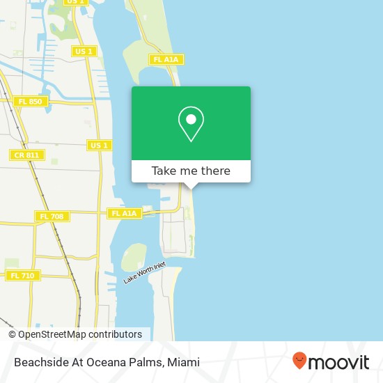 Beachside At Oceana Palms map