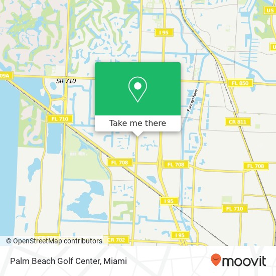 Mapa de Palm Beach Golf Center