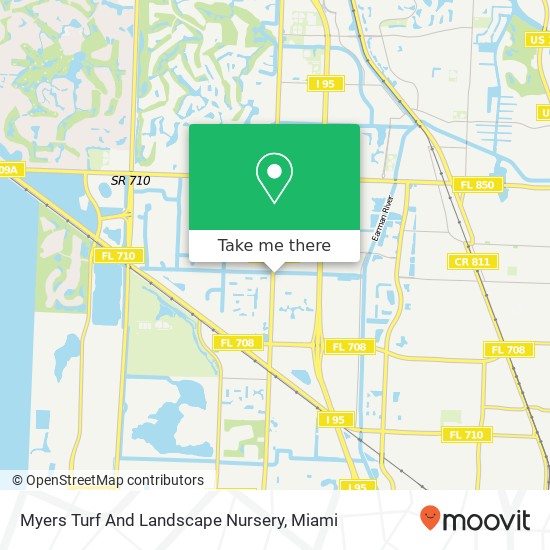 Mapa de Myers Turf And Landscape Nursery