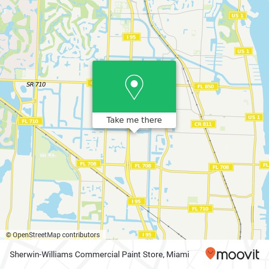 Sherwin-Williams Commercial Paint Store map