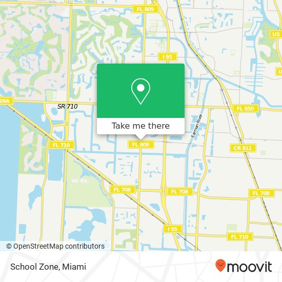 School Zone map