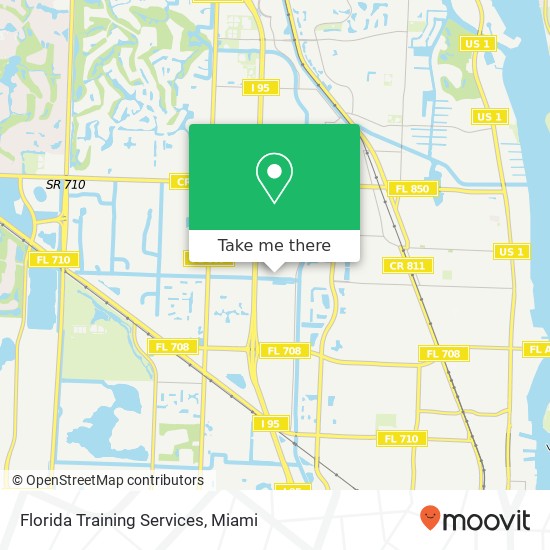 Mapa de Florida Training Services