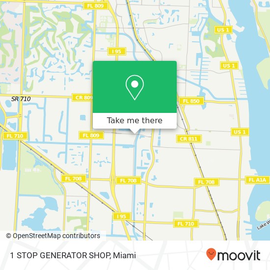 1 STOP GENERATOR SHOP map