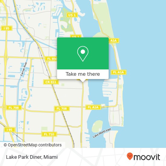 Mapa de Lake Park Diner