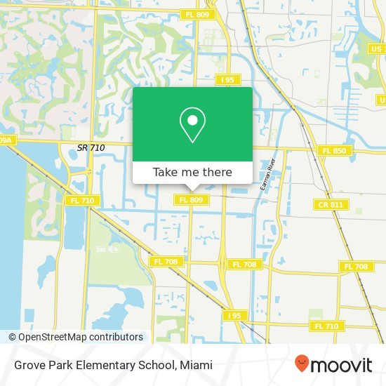 Mapa de Grove Park Elementary School