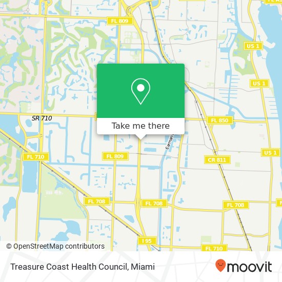 Treasure Coast Health Council map