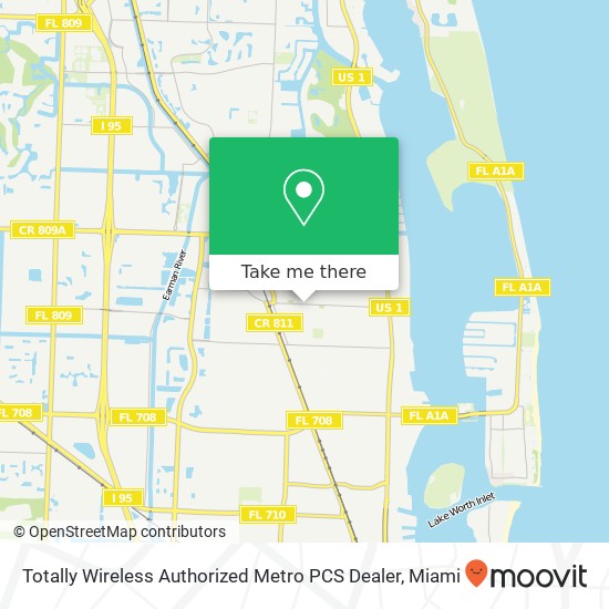 Totally Wireless Authorized Metro PCS Dealer map