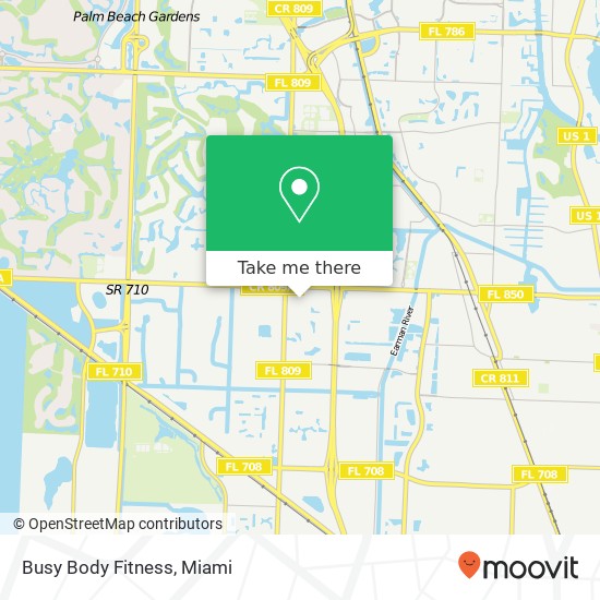 Busy Body Fitness map