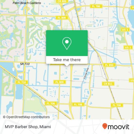 Mapa de MVP Barber Shop