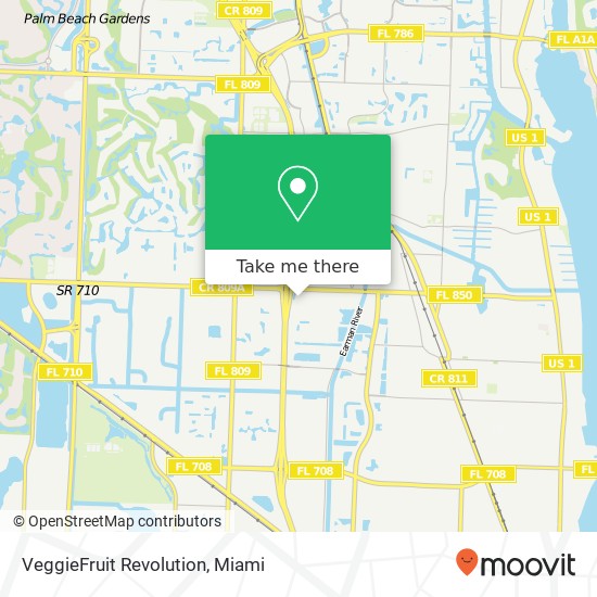 VeggieFruit Revolution map