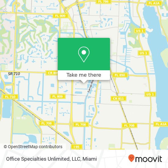 Mapa de Office Specialties Unlimited, LLC