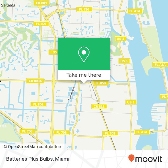 Batteries Plus Bulbs map