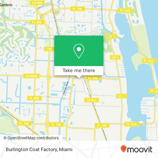 Burlington Coat Factory map