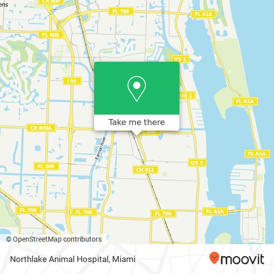 Northlake Animal Hospital map