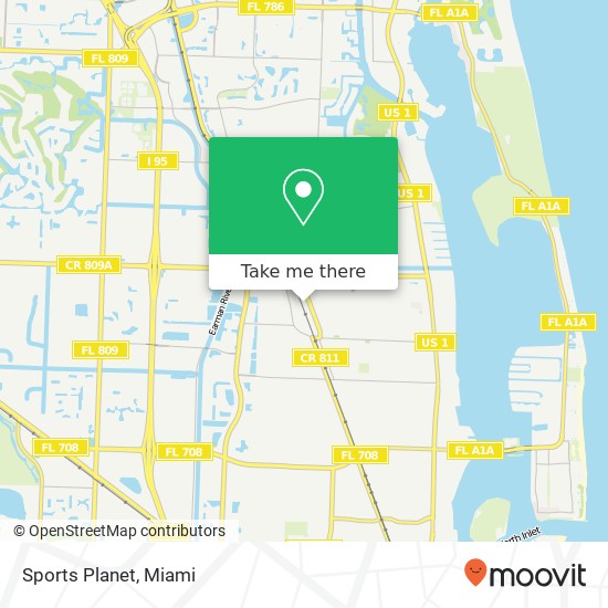 Sports Planet map