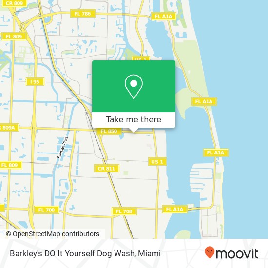 Mapa de Barkley's DO It Yourself Dog Wash