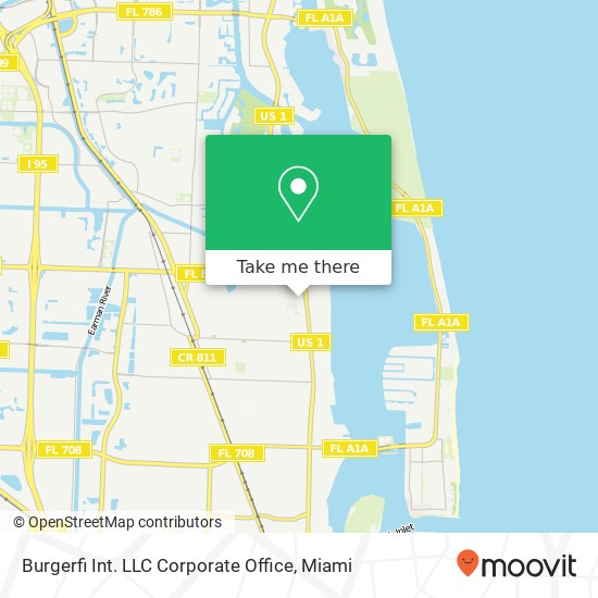 Burgerfi Int. LLC Corporate Office map