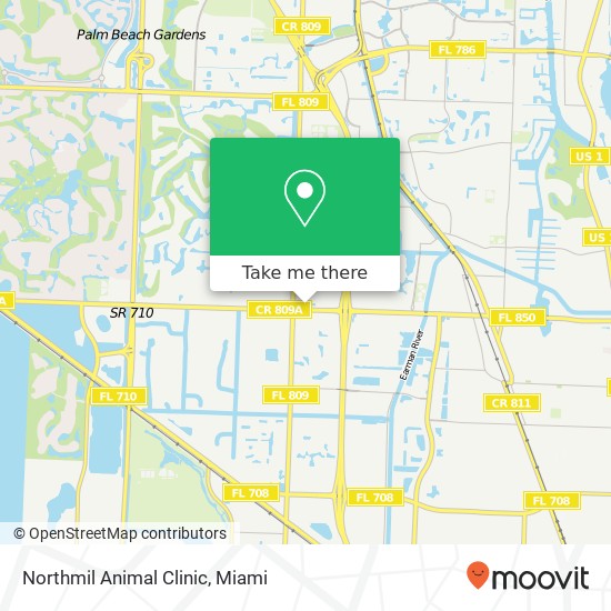 Northmil Animal Clinic map