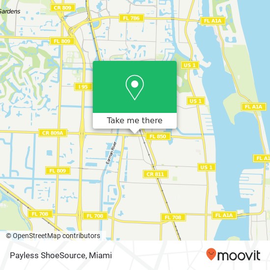 Payless ShoeSource map