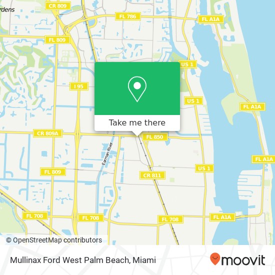 Mapa de Mullinax Ford West Palm Beach