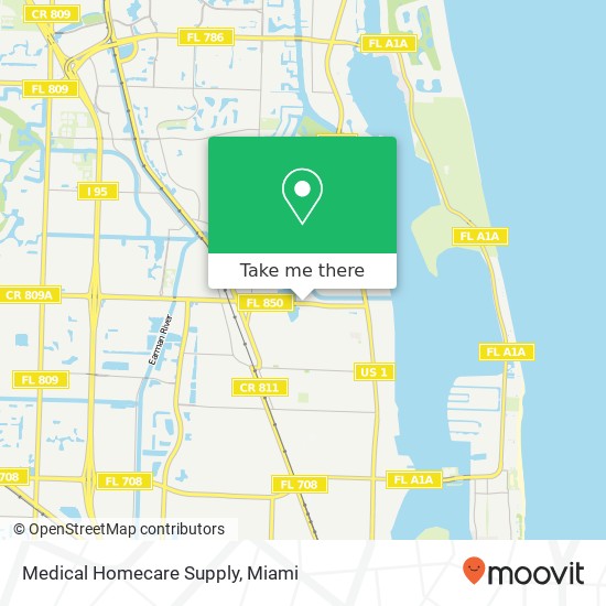 Mapa de Medical Homecare Supply