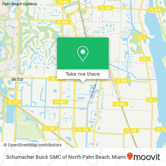 Mapa de Schumacher Buick GMC of North Palm Beach