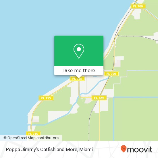 Mapa de Poppa Jimmy's Catfish and More