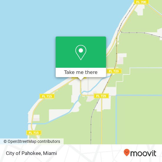 Mapa de City of Pahokee