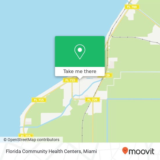 Florida Community Health Centers map