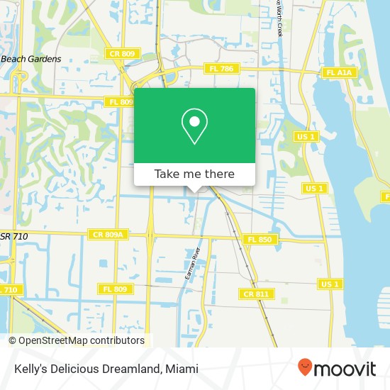 Mapa de Kelly's Delicious Dreamland