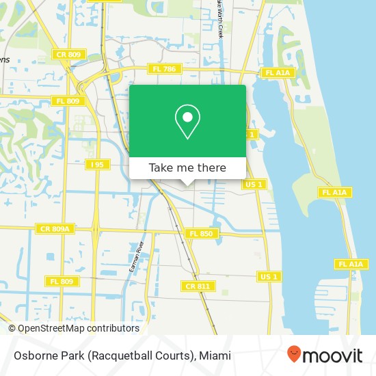 Osborne Park (Racquetball Courts) map