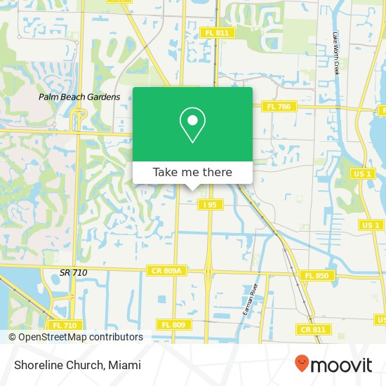 Mapa de Shoreline Church