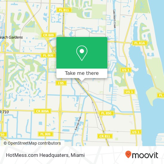 HotMess.com Headquaters map