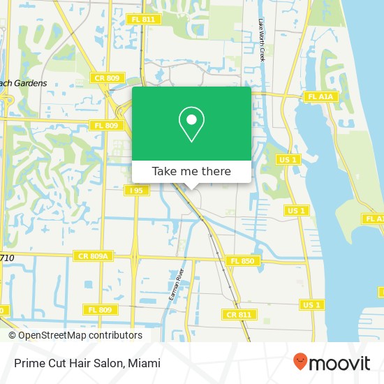 Mapa de Prime Cut Hair Salon