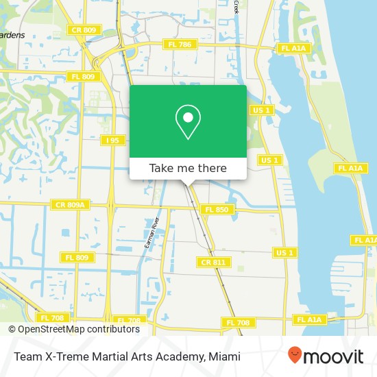 Team X-Treme Martial Arts Academy map