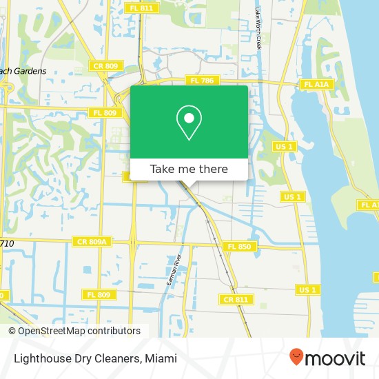 Lighthouse Dry Cleaners map